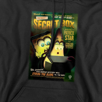 Black - Pack Shot - SpongeBob SquarePants Mens Patrick´s Secret Box Hoodie