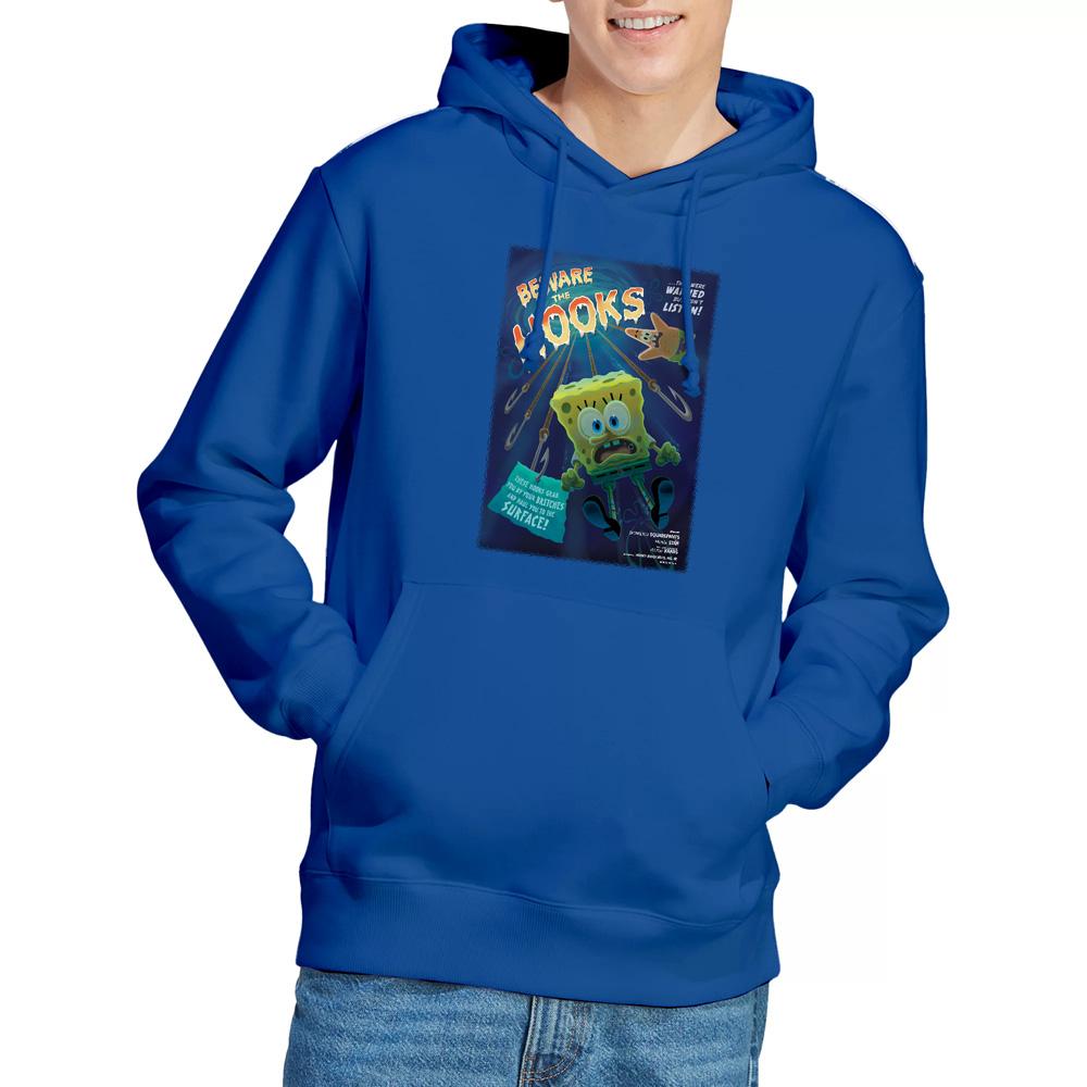 Royal Blue - Lifestyle - SpongeBob SquarePants Mens Beware The Hooks Hoodie