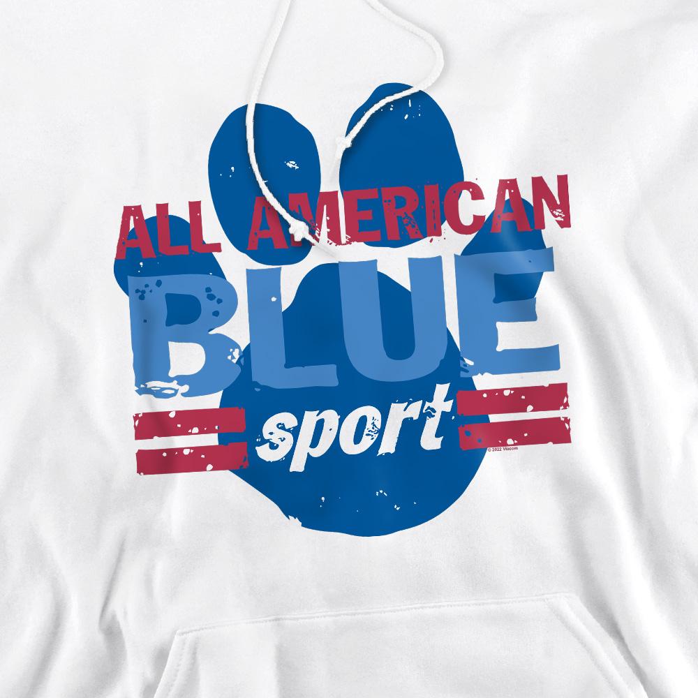 White - Pack Shot - Blue´s Clues Mens All American Sport Hoodie