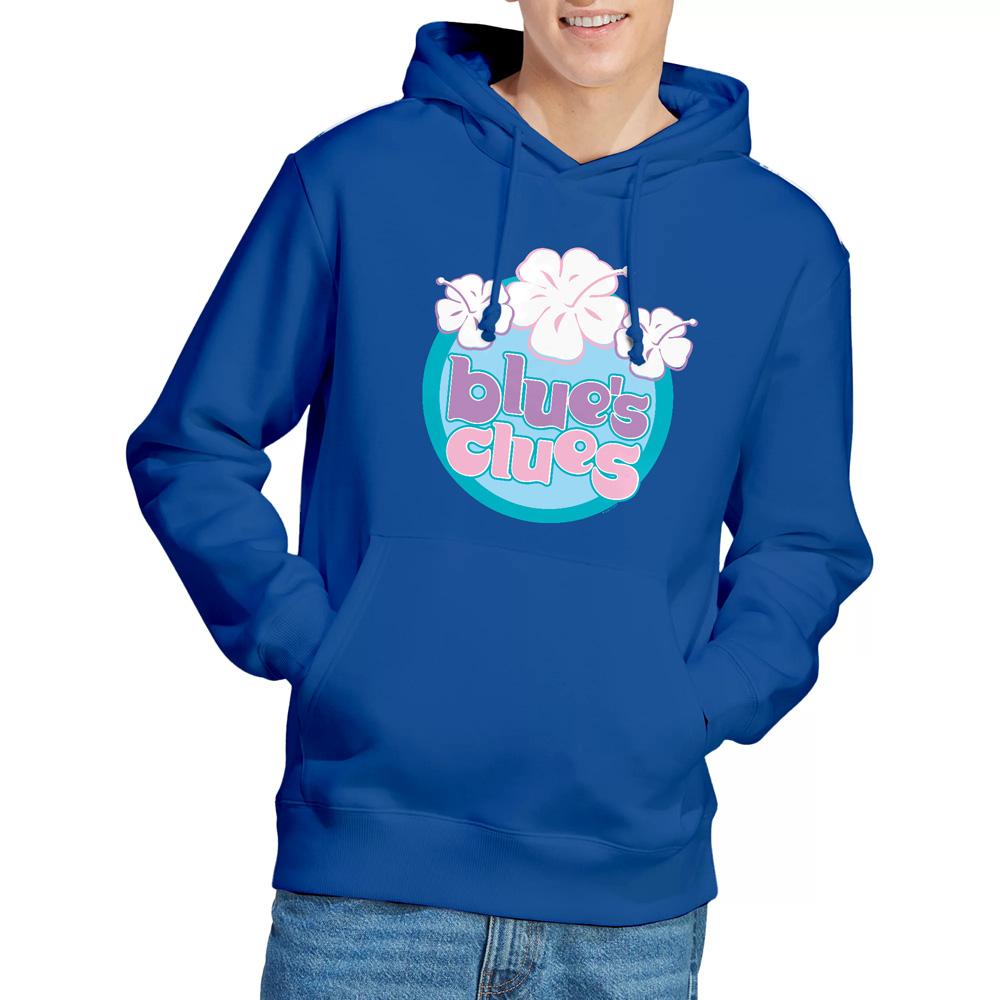 Royal Blue - Lifestyle - Blue´s Clues Mens Hawaiian Flowers Hoodie