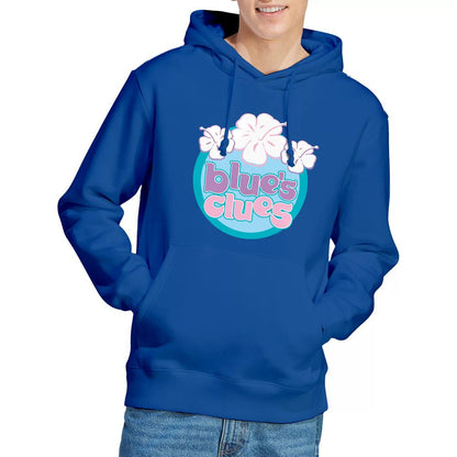 Royal Blue - Lifestyle - Blue´s Clues Mens Hawaiian Flowers Hoodie