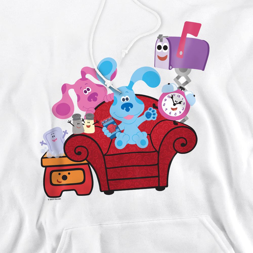 White - Pack Shot - Blue´s Clues & You! Mens Friends Forever Hoodie