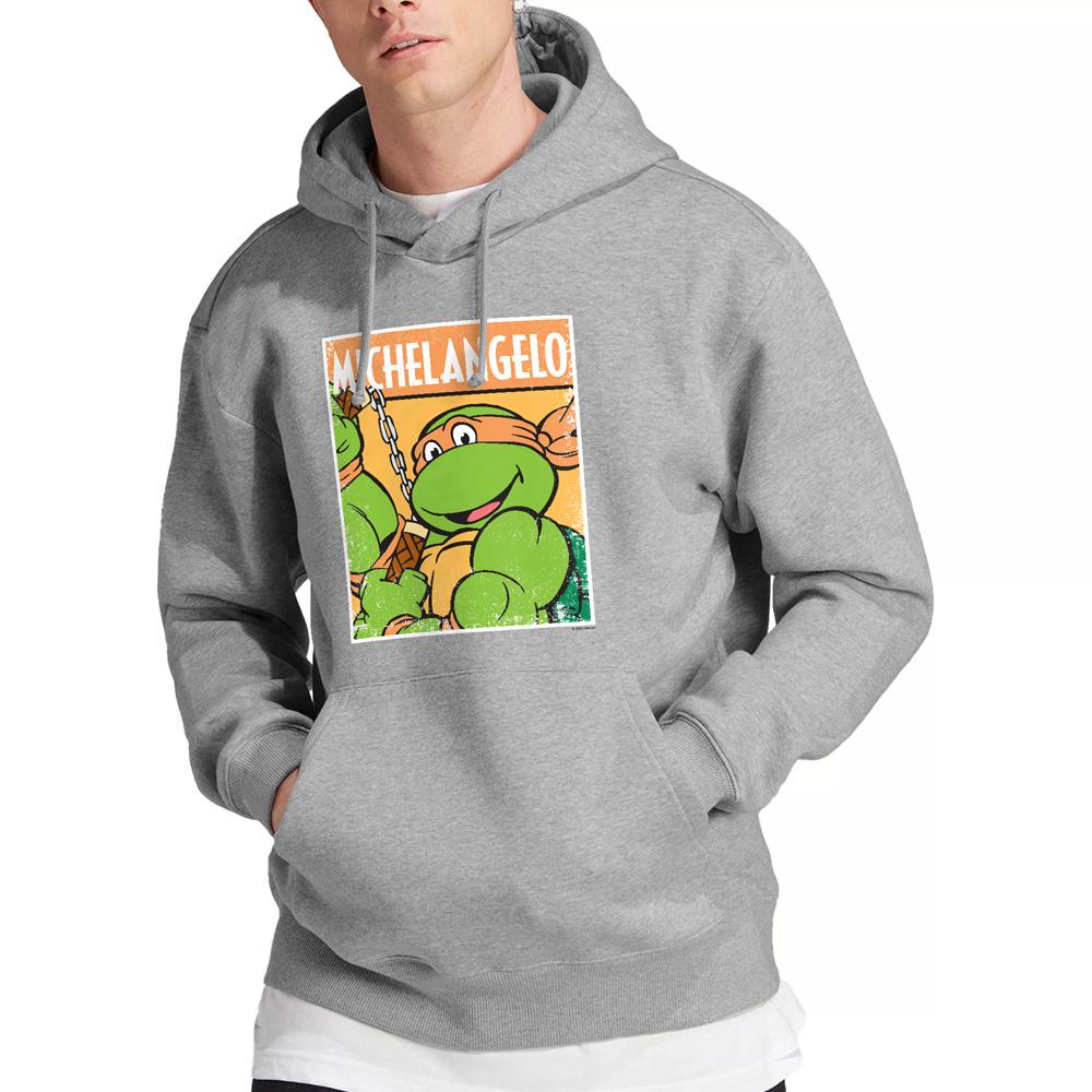 Sport Heather - Lifestyle - Teenage Mutant Ninja Turtles Mens Michelangelo Hoodie