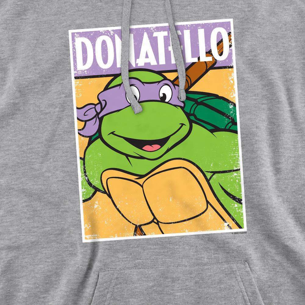 Sport Heather - Side - Teenage Mutant Ninja Turtles Mens Donatello Hoodie