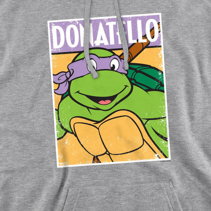 Sport Heather - Side - Teenage Mutant Ninja Turtles Mens Donatello Hoodie