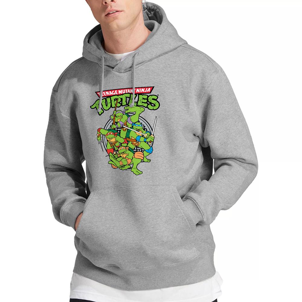 Sport Heather - Lifestyle - Teenage Mutant Ninja Turtles Mens Group Hoodie
