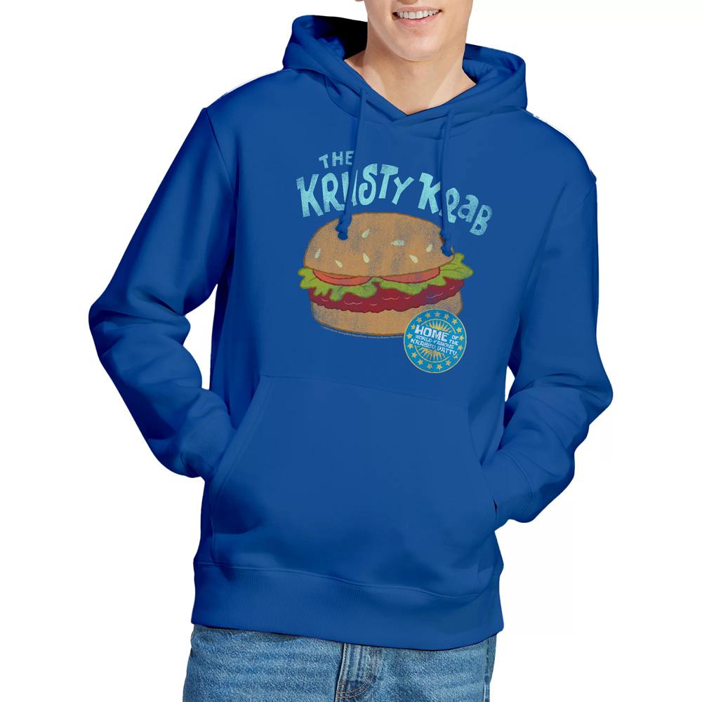 Royal Blue - Lifestyle - SpongeBob SquarePants Mens Krusty Krab Hoodie