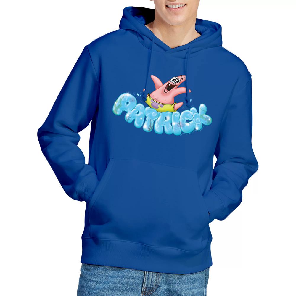 Royal Blue - Lifestyle - SpongeBob SquarePants Mens Happy Go Lucky Patrick Star Hoodie