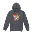 Charcoal - Front - SpongeBob SquarePants Mens The Whole Gang Hoodie