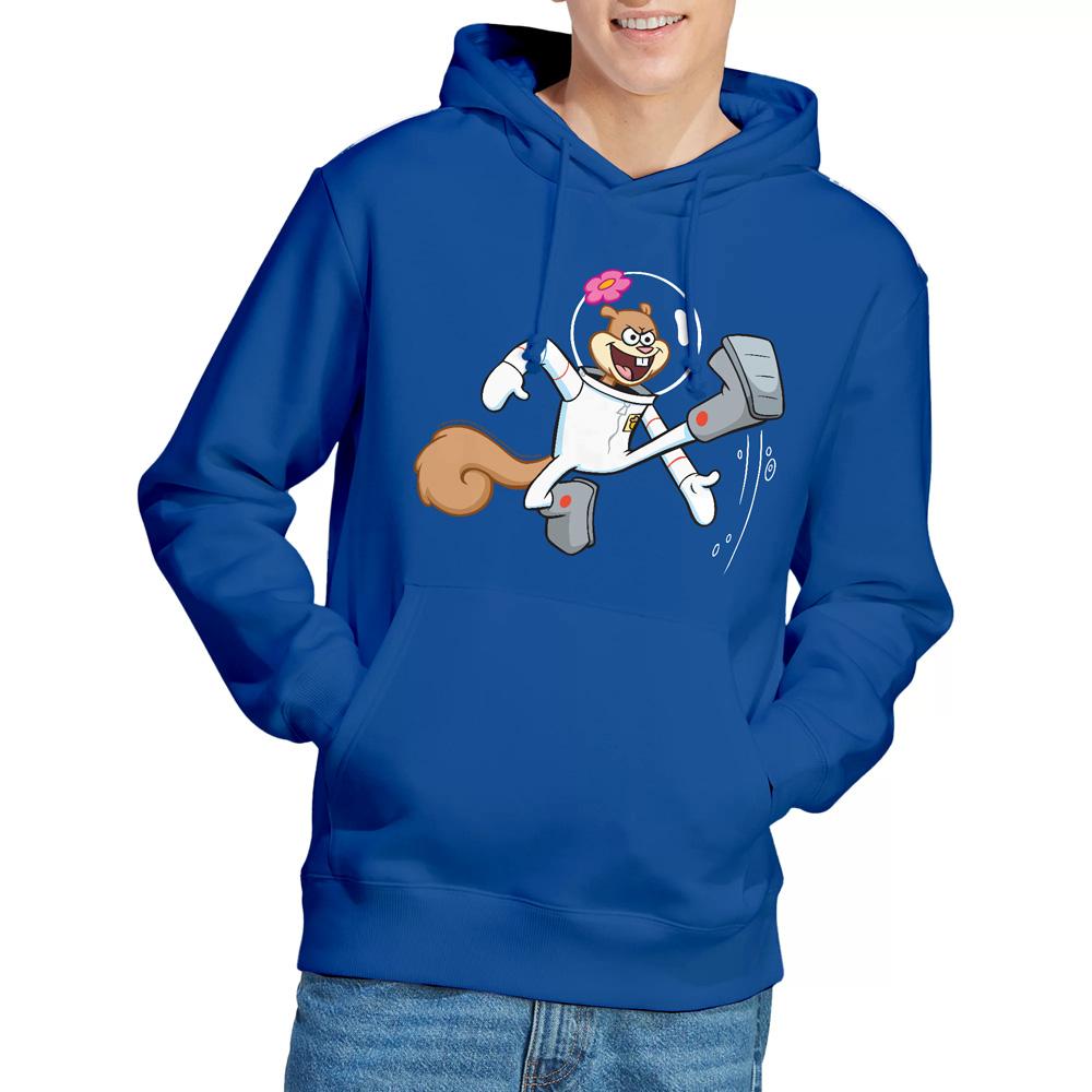 Royal Blue - Lifestyle - SpongeBob SquarePants Mens Karate Sandy Cheeks Hoodie