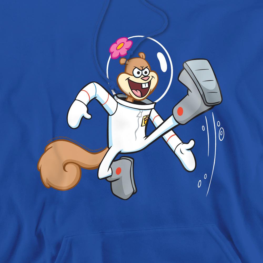 Royal Blue - Pack Shot - SpongeBob SquarePants Mens Karate Sandy Cheeks Hoodie