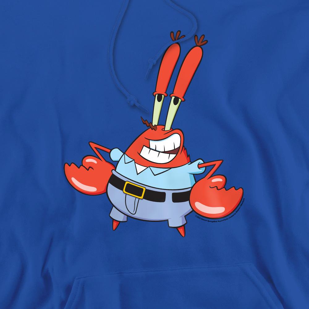 Royal Blue - Pack Shot - SpongeBob SquarePants Mens Mr Krabby Hoodie