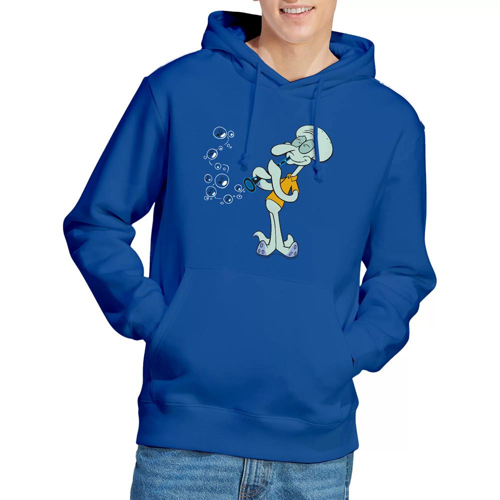Royal Blue - Lifestyle - SpongeBob SquarePants Mens Squidward´s Clarinet Hoodie