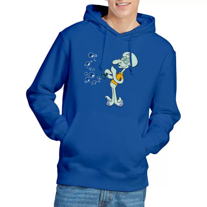 Royal Blue - Lifestyle - SpongeBob SquarePants Mens Squidward´s Clarinet Hoodie