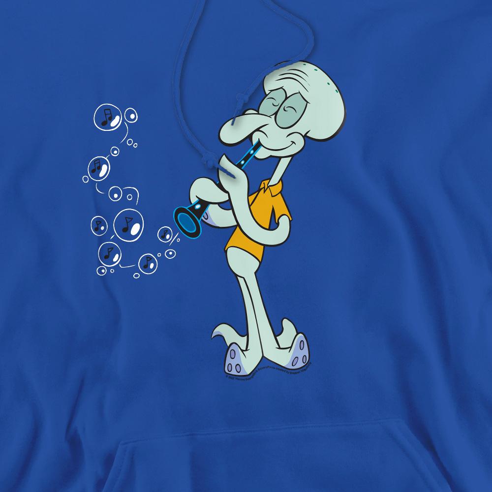 Royal Blue - Pack Shot - SpongeBob SquarePants Mens Squidward´s Clarinet Hoodie