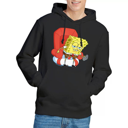 Black - Lifestyle - SpongeBob SquarePants Mens Head Out Meme Hoodie