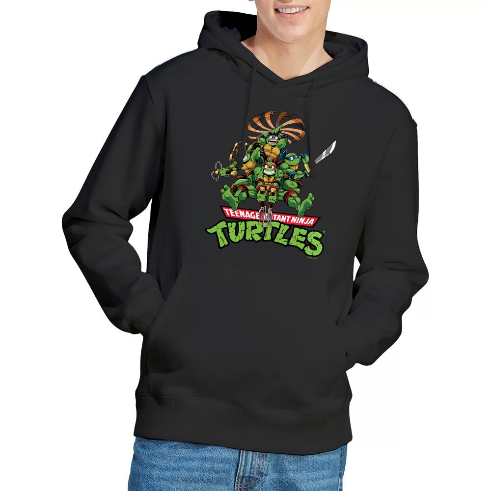 Black - Lifestyle - Teenage Mutant Ninja Turtles Mens Manga Turtles Hoodie