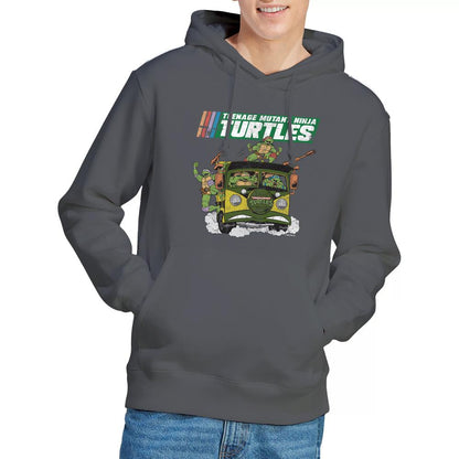 Charcoal - Lifestyle - Teenage Mutant Ninja Turtles Mens Van Hoodie