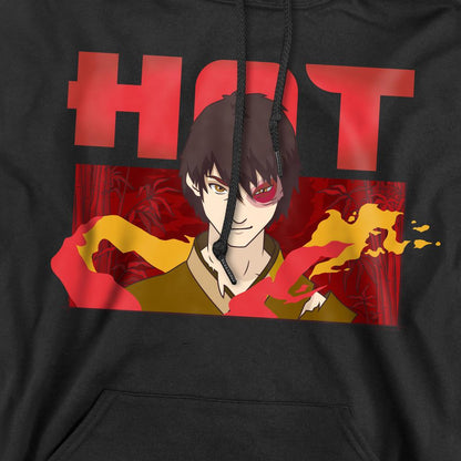Black - Pack Shot - Avatar: The Last Airbender Mens Hot Zuko Hoodie