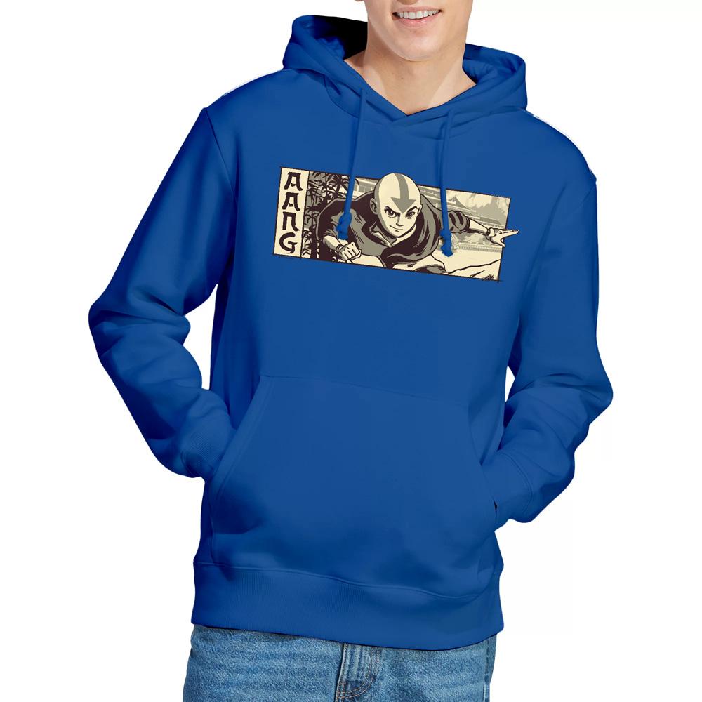 Royal Blue - Lifestyle - Avatar: The Last Airbender Mens Aang Illustrated Hoodie
