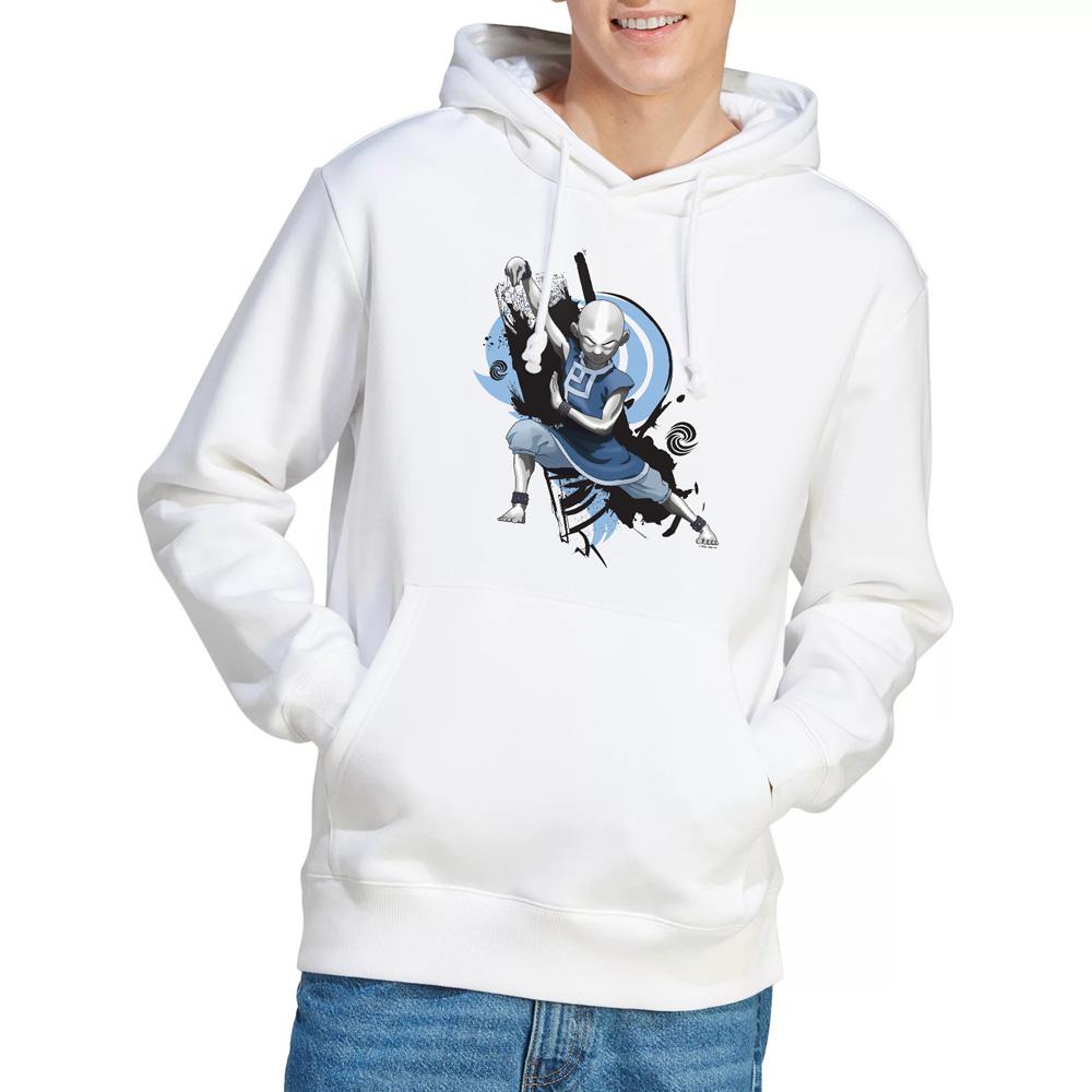 White - Lifestyle - Avatar: The Last Airbender Mens Energybending Aang Hoodie