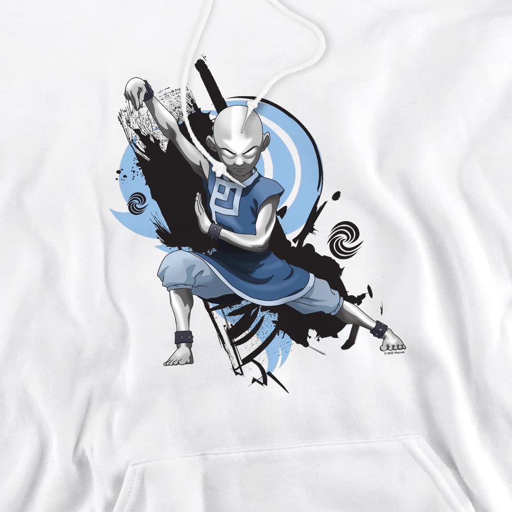 White - Pack Shot - Avatar: The Last Airbender Mens Energybending Aang Hoodie