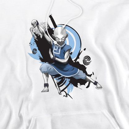White - Pack Shot - Avatar: The Last Airbender Mens Energybending Aang Hoodie