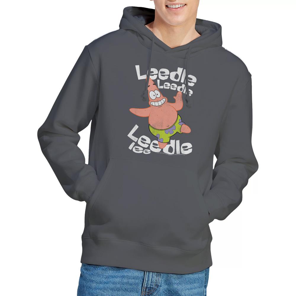 Charcoal - Lifestyle - SpongeBob SquarePants Mens Singing Patrick Star Hoodie