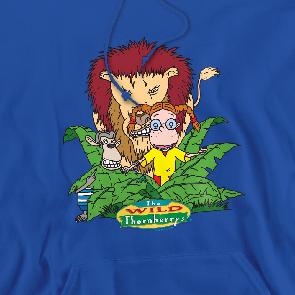 Royal Blue - Pack Shot - The Wild Thornberrys Mens Sneak Attack Hoodie