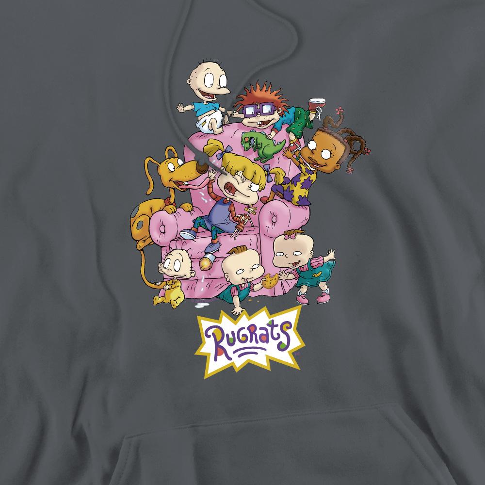 Charcoal - Pack Shot - Rugrats Mens Chair Hoodie