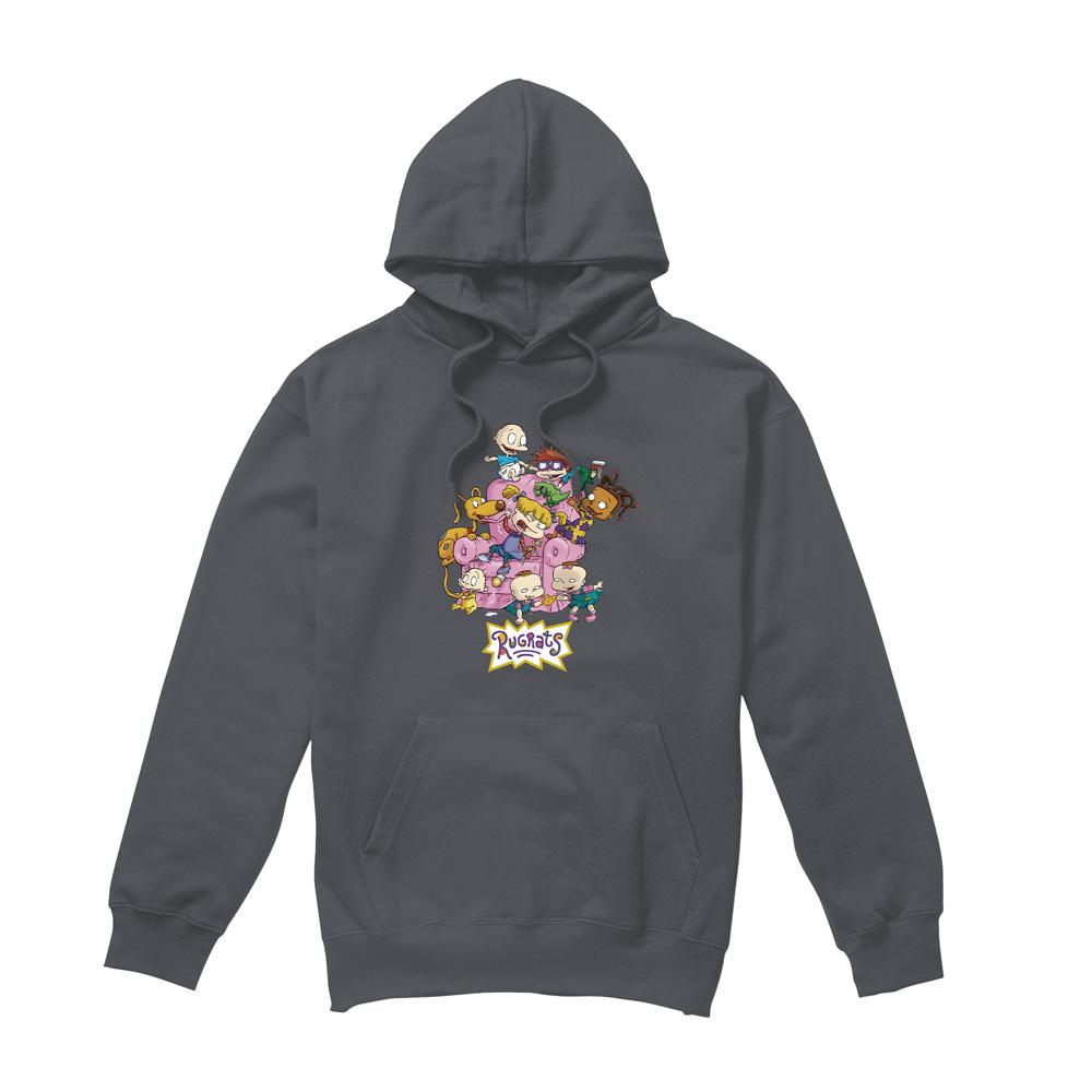 Charcoal - Front - Rugrats Mens Chair Hoodie