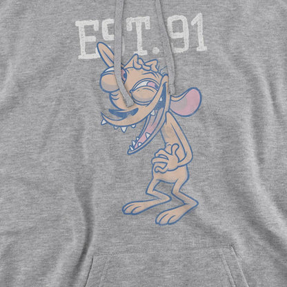 Sport Heather - Pack Shot - Ren & Stimpy Mens Est Hoodie