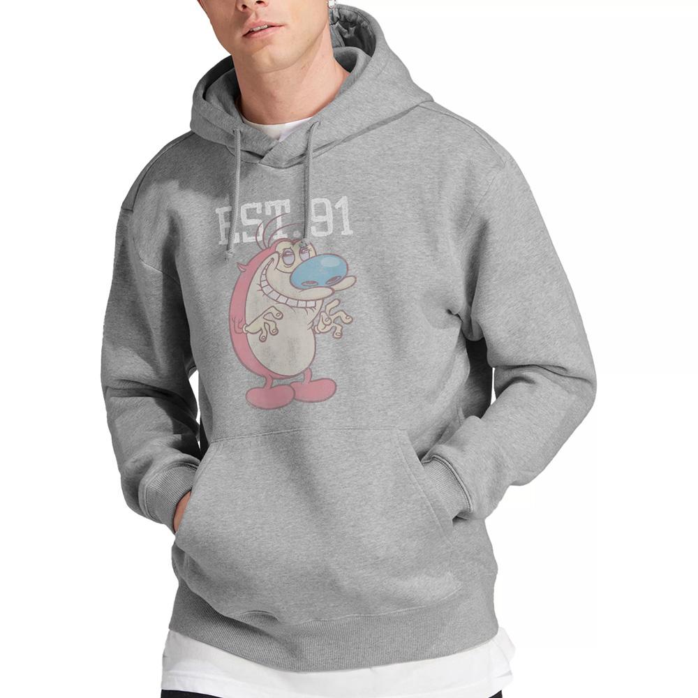 Sport Heather - Lifestyle - Ren & Stimpy Mens Est Hoodie