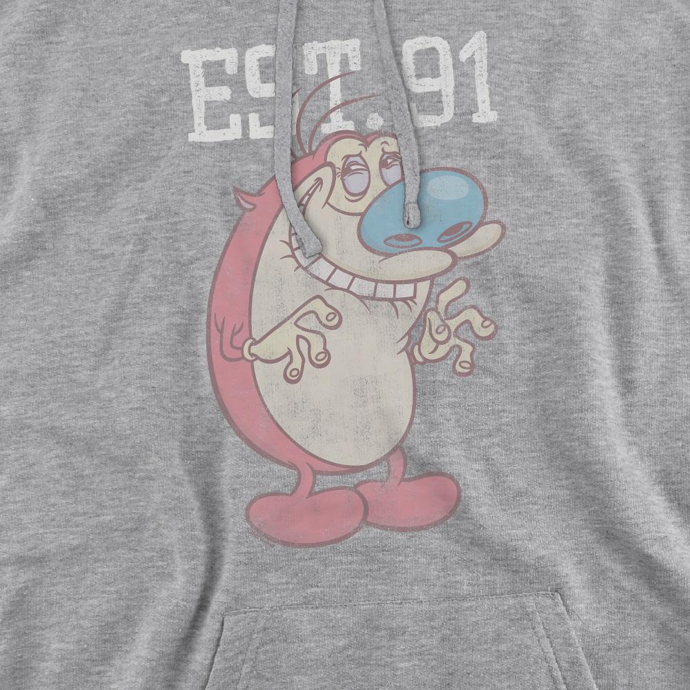 Sport Heather - Pack Shot - Ren & Stimpy Mens Est Hoodie