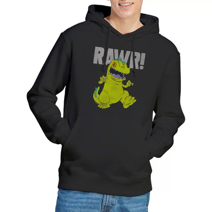 Black - Lifestyle - Rugrats Mens Reptar Hoodie