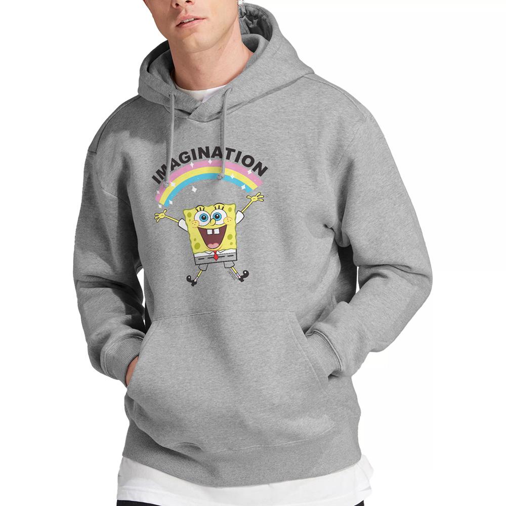 Sport Heather - Lifestyle - SpongeBob SquarePants Mens Simple Imagination Hoodie