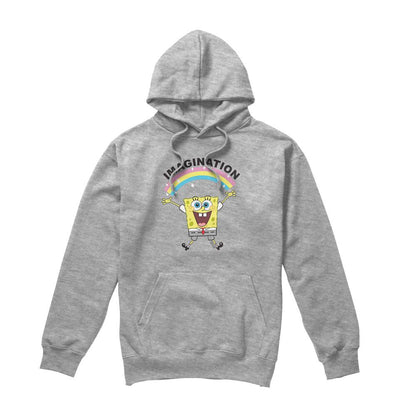 Sport Heather - Front - SpongeBob SquarePants Mens Simple Imagination Hoodie