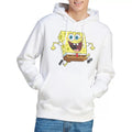 White - Pack Shot - SpongeBob SquarePants Mens Happy Running Hoodie