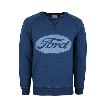 Denim - Front - Ford Mens Logo Sweatshirt