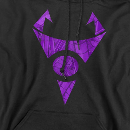 Black - Pack Shot - Invader Zim Mens Irken Tubed Logo Hoodie