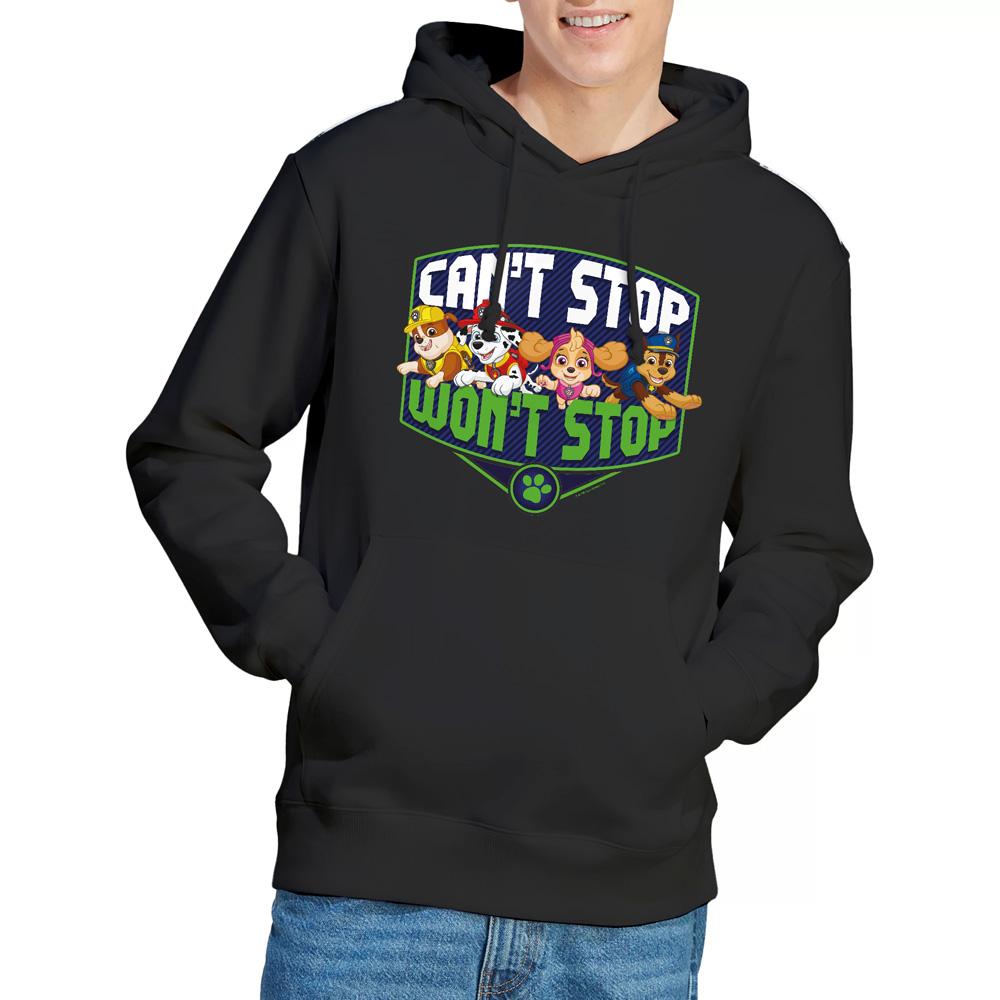 Black - Lifestyle - Paw Patrol Mens Can´t Stop Won´t Stop Hoodie