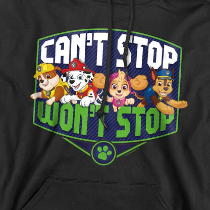 Black - Pack Shot - Paw Patrol Mens Can´t Stop Won´t Stop Hoodie