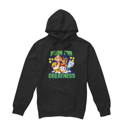 Black - Front - Paw Patrol Mens Born For Greatness Hoodie