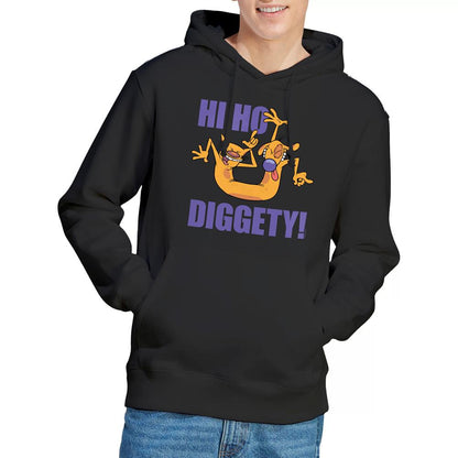 Black - Lifestyle - CatDog Mens Hi Ho Diggety Hoodie
