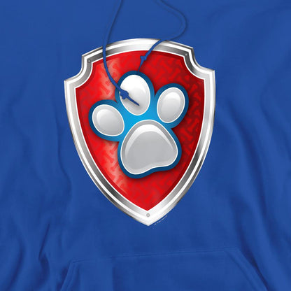 Royal Blue - Pack Shot - Paw Patrol Mens Badge Hoodie