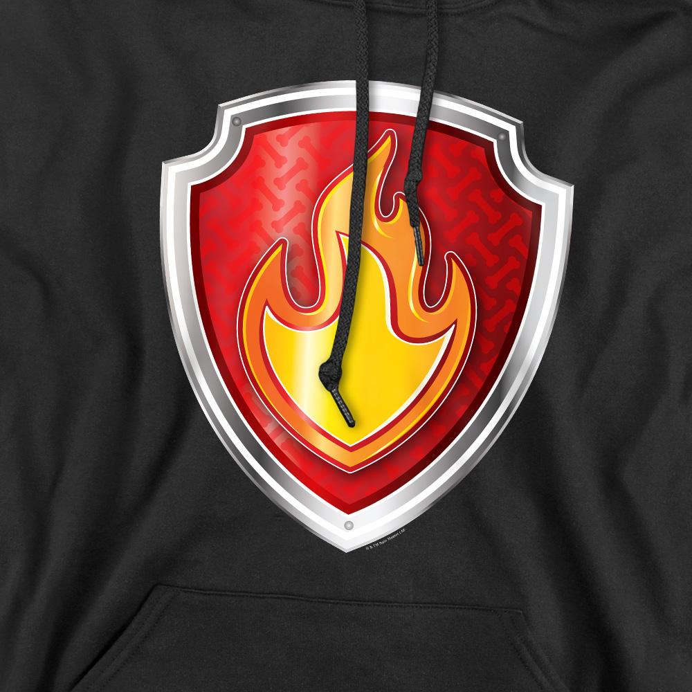 Black - Pack Shot - Paw Patrol Mens Marshall Badge Hoodie