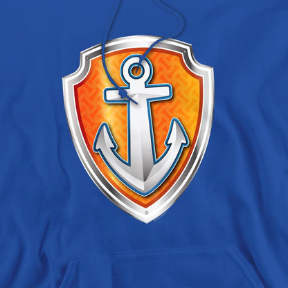 Royal Blue - Pack Shot - Paw Patrol Mens Zuma Badge Hoodie