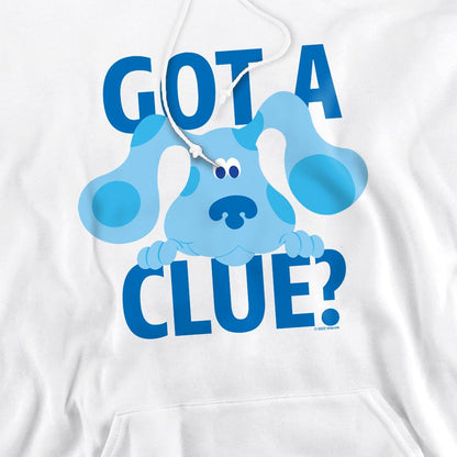 White - Pack Shot - Blue´s Clues Mens Get A Clue Hoodie
