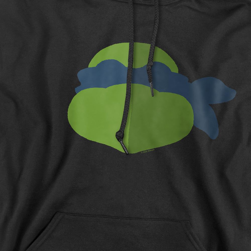 Black - Pack Shot - Teenage Mutant Ninja Turtles Mens Leonardo Face Hoodie