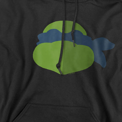Black - Pack Shot - Teenage Mutant Ninja Turtles Mens Leonardo Face Hoodie